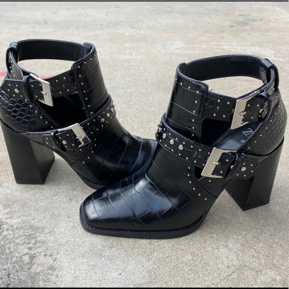 Zara Studded Booties - Picture 3 of 6